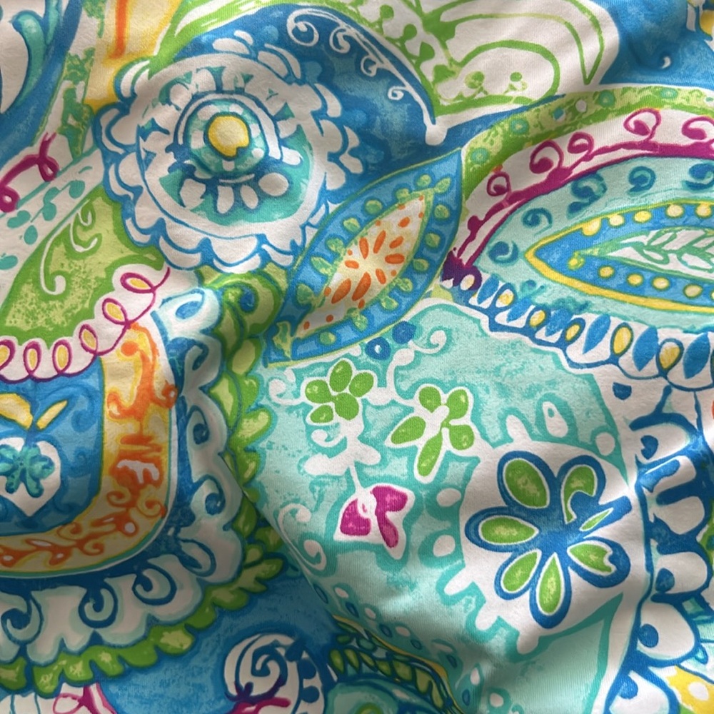 LAUREN Ralph Lauren Carnivale Paisley Twist Tankini Swim Top - Picture 11 of 11